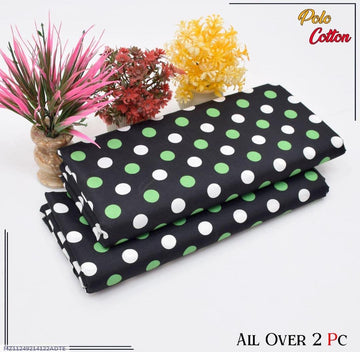2 Pcs Women's Unstitched Printed Suit