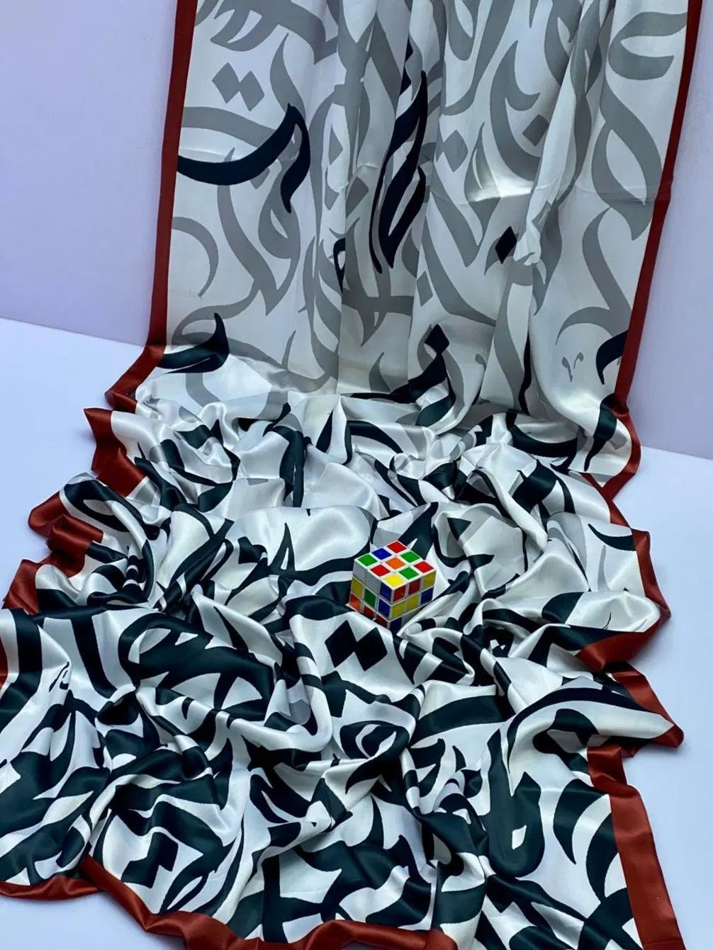 Stunning Digital Print Silk Dupatta - 1 Pc for Women's Fashion